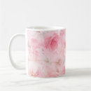 Search for pink peony flower mugs Watercolor floral