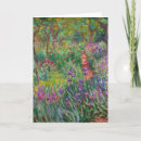 Recherche de jardin monet vœux cartes Vintage