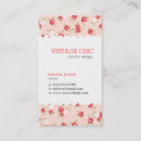 Recherche de fleur mignonne cartes visite Girly