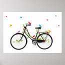 Search for old bicycle posters Flower