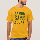 Search for aaron tshirts Cheesehead