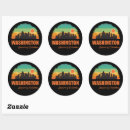 Search for vintage washington stickers Retro