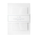 Search for dusty blue invitation belly bands Modern