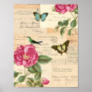 Recherche de papillon vintage posters Roses