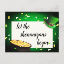 Search for shenanigans invitations St patricks day