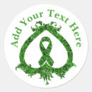 Search for green ribbon stickers Mental health awareness