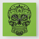 Search for sugar skull clocks Green