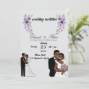 Search for cartoon bride and groom wedding invitations Modern