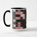 Search for gray and pink mugs White