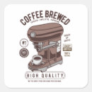 Search for retro cafe stickers Barista