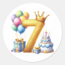 Search for little cakes stickers Gold crown birthday