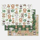 Search for jungle safari wrapping paper Wild one birthday
