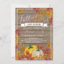 Search for fall gender neutral baby shower invitations Fall in love