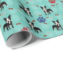 Search for boston terrier wrapping paper Pattern