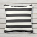 Recherche de lignes noires coussins Blanc