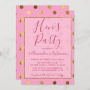 Recherche de point polka invitations Rose