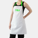 Search for green and white aprons Bbq