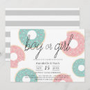 Search for doughnut gender reveal invitations Cute