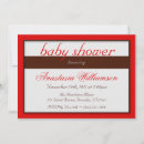 Search for red brown invitations Gender neutral