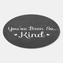 Search for oval thank you stickers Black