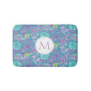 Search for turquoise floral bath mats Pattern