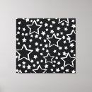 Search for white star canvas prints Abstract
