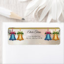 Search for jingle bell return address labels Festive