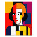 Search for abstract woman face posters Blue