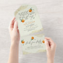 Recherche de orange pastel invitations Mother to be