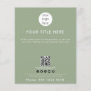 Search for green flyers Qr code