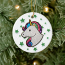Search for rainbow glitter ornaments Magical