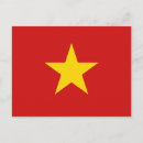 Search for vietnamese postcards Vietnam flag