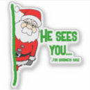 Recherche de santa claus autocollants Kris kringle