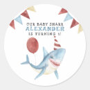 Search for baby shark stickers Watercolor
