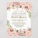Recherche de blush floral bridal shower invitations Pivoine