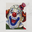Recherche de clowns cartes postales Carnaval