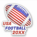 Search for american football stickers Usa