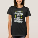 Search for first married christmas tshirts Husband
