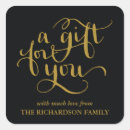 Search for elegant black and gold christmas stickers Minimalist