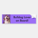 Search for bulldog bumper stickers English
