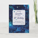 Search for 16th for a grandson birthday cards Stars