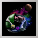 Search for cats in space posters Astronaut