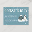 Recherche de pingouin mignon invitations Bleu