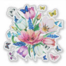 Search for butterfly kisses stickers Flowers