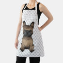 Search for cute frenchie aprons Animal