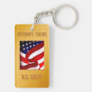 Search for retirement rectangular keychains Patriotic