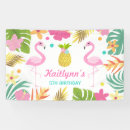 Search for pool party banners Flamingo