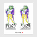 Search for february birthday stickers Leap year