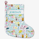 Recherche de alphabet chaussette de noël Ajoutez votre nom