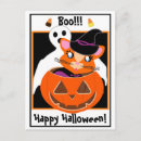 Search for ghosts vertical postcards Cat